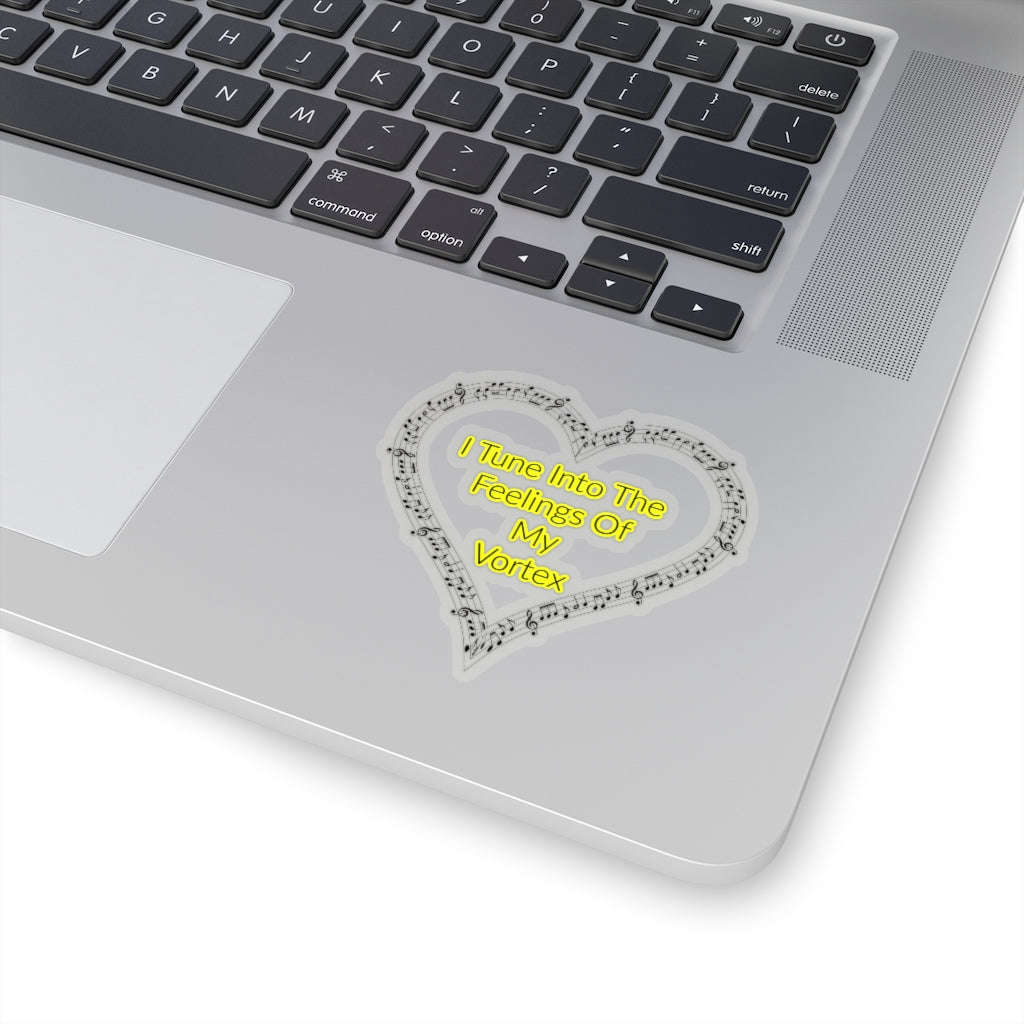 I Tune Into The Feelings Of My Vortex - Abraham Hicks Law Of Attraction Quote Kiss-Cut Stickers