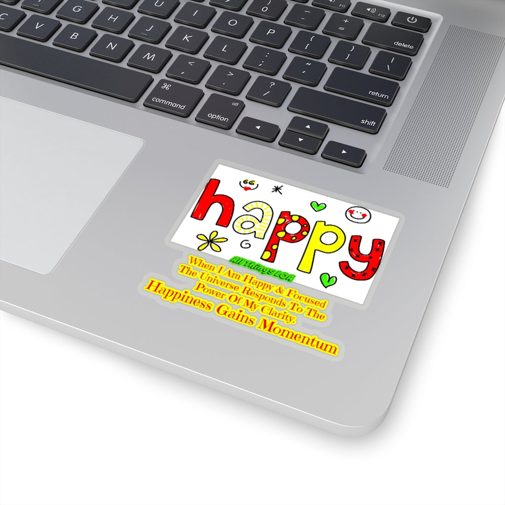 Happy LOA Kiss-Cut Stickers