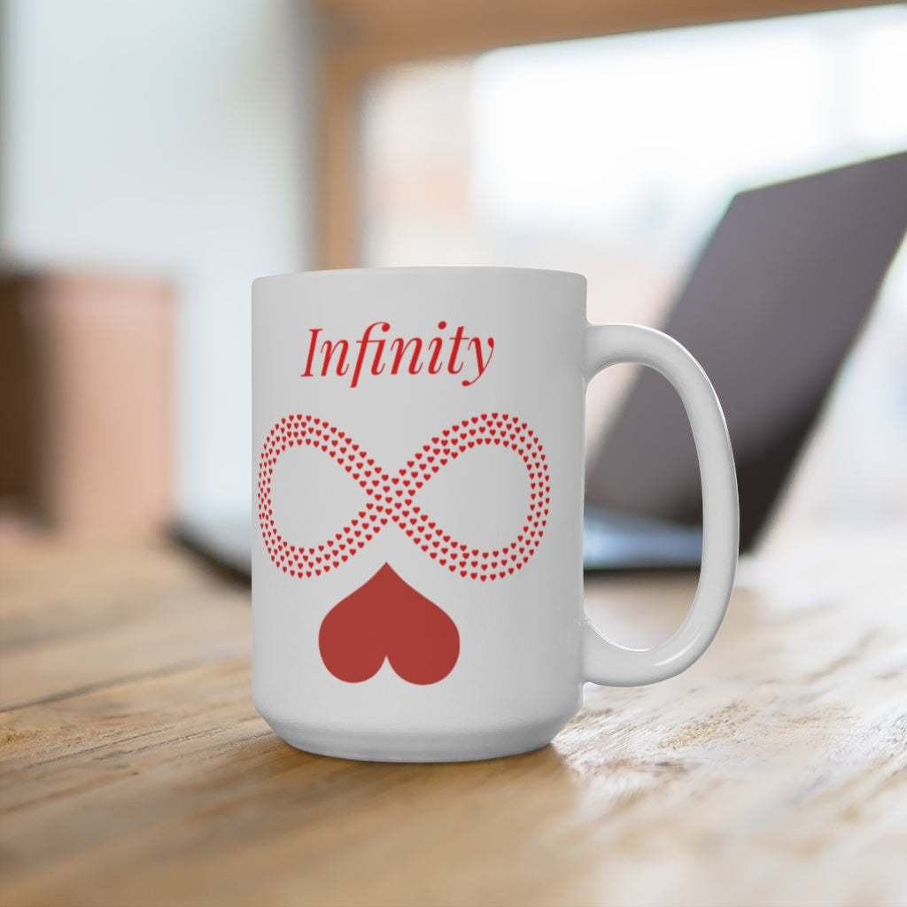 Infinity Symbol - I Heart Infinity Mug 15oz