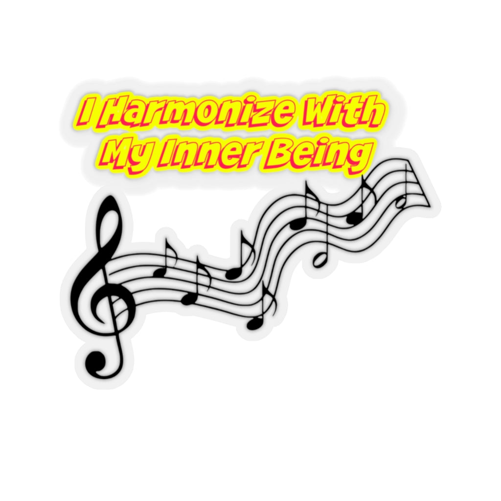 I Harmonize With My Inner Being - Abraham Hicks Law Of Attraction Quote Sticker