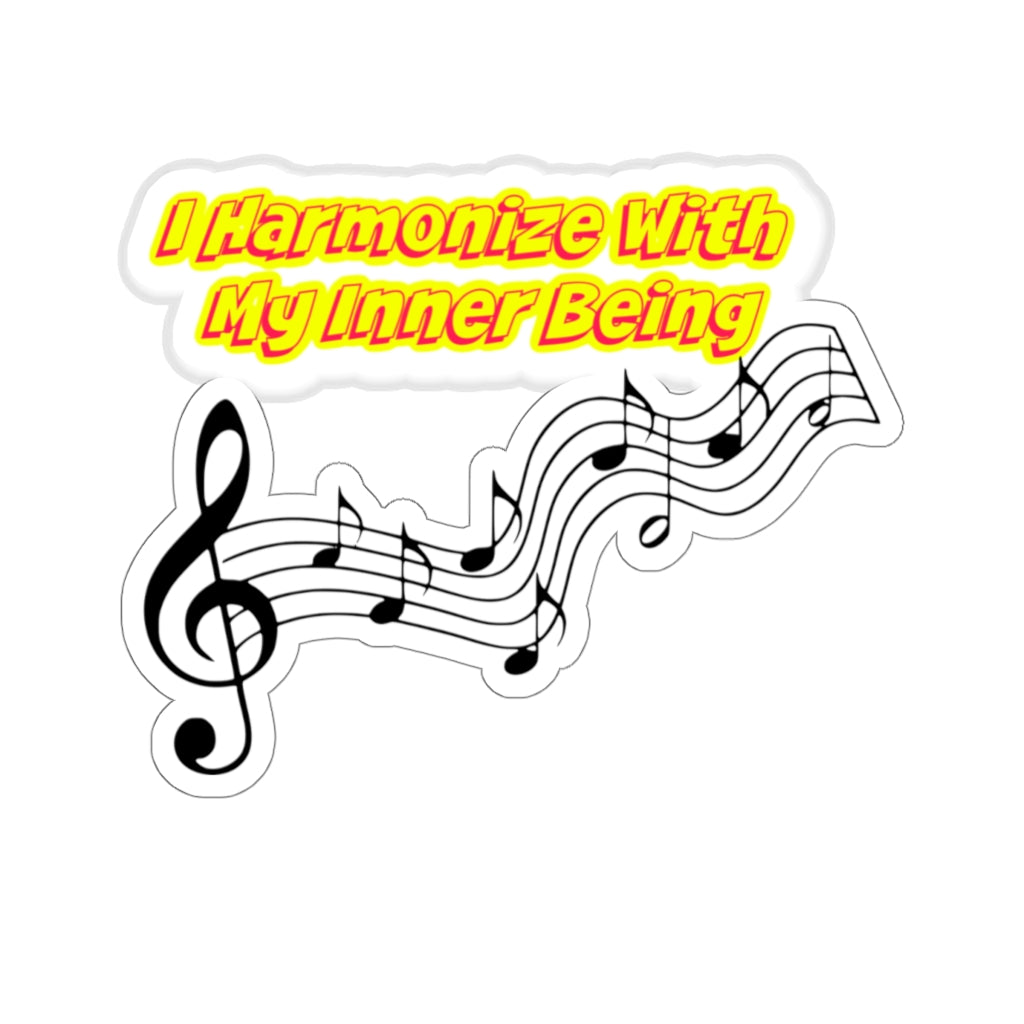 I Harmonize With My Inner Being - Abraham Hicks Law Of Attraction Quote Sticker