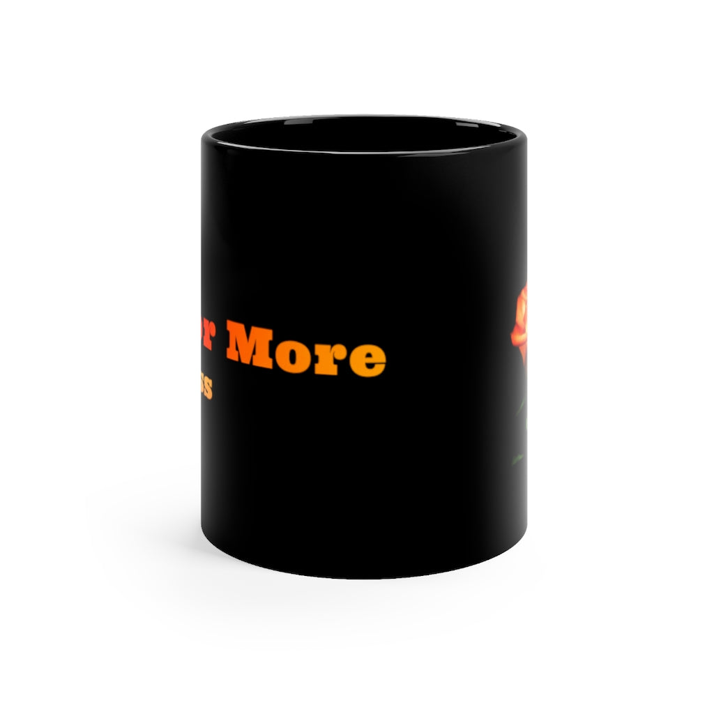 Savor More, Fix Less - Abraham Hicks Law of Attraction Quote - Black mug 11oz